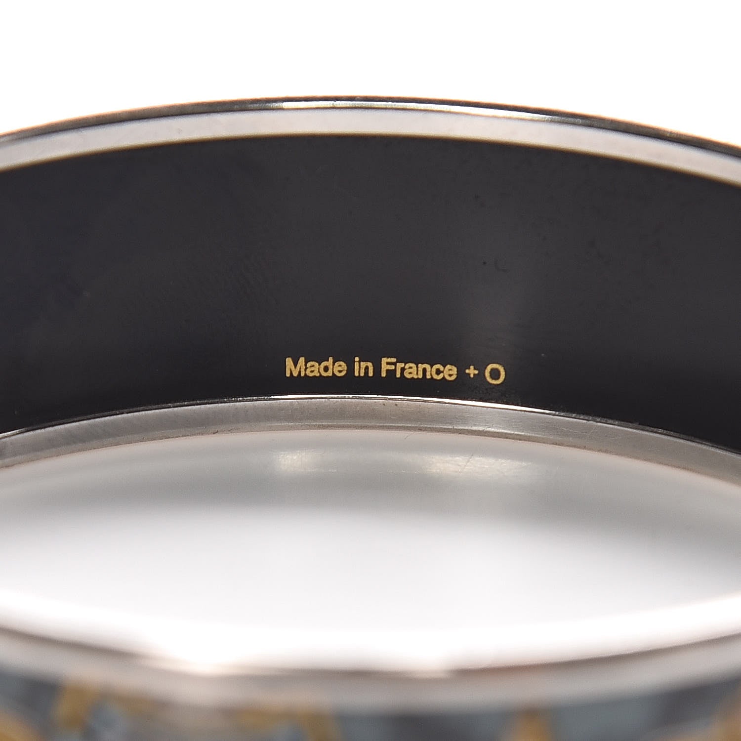 Hermes Enamel Printed Cachemire de Tamara Wide Bracelet 65 4 of 5