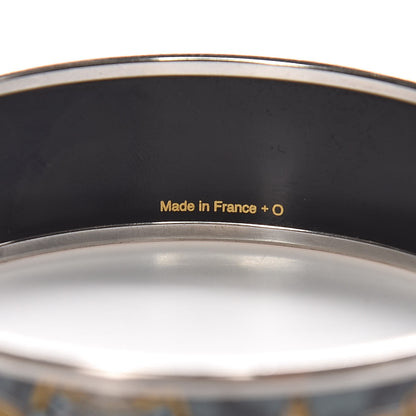 Hermes Enamel Printed Cachemire de Tamara Wide Bracelet 65 4 of 5