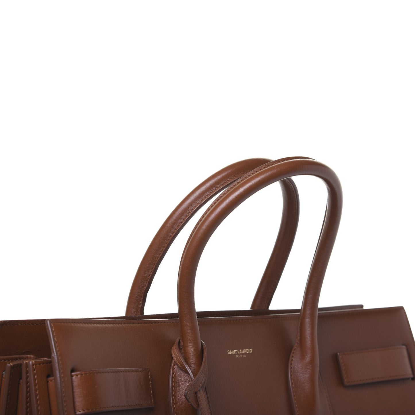 Calfskin Large Sac De Jour Carryall Cognac