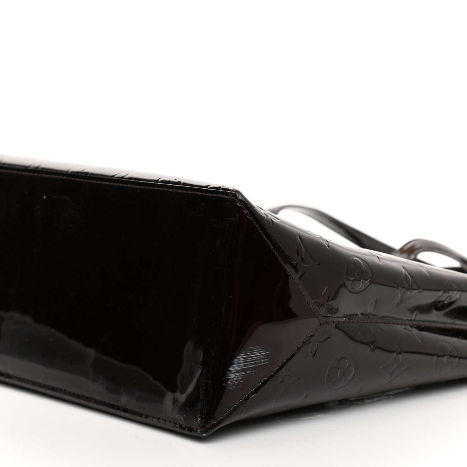 Louis Vuitton Vernis Wilshire MM Amarante 9 of 13