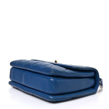 Chanel Lambskin Quilted Small Trendy CC Flap Dual Handle Bag Blue 7 of 8
