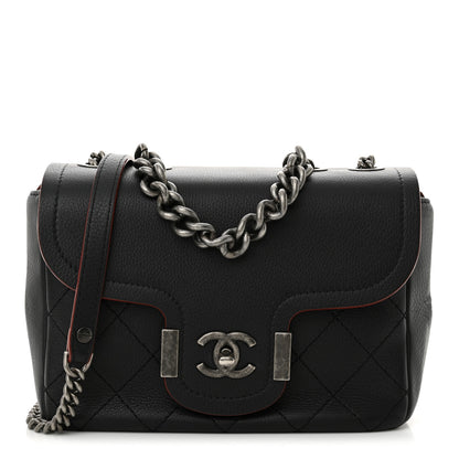 Chanel Grained Calfskin Archi Chic Flap Black 1 of 11