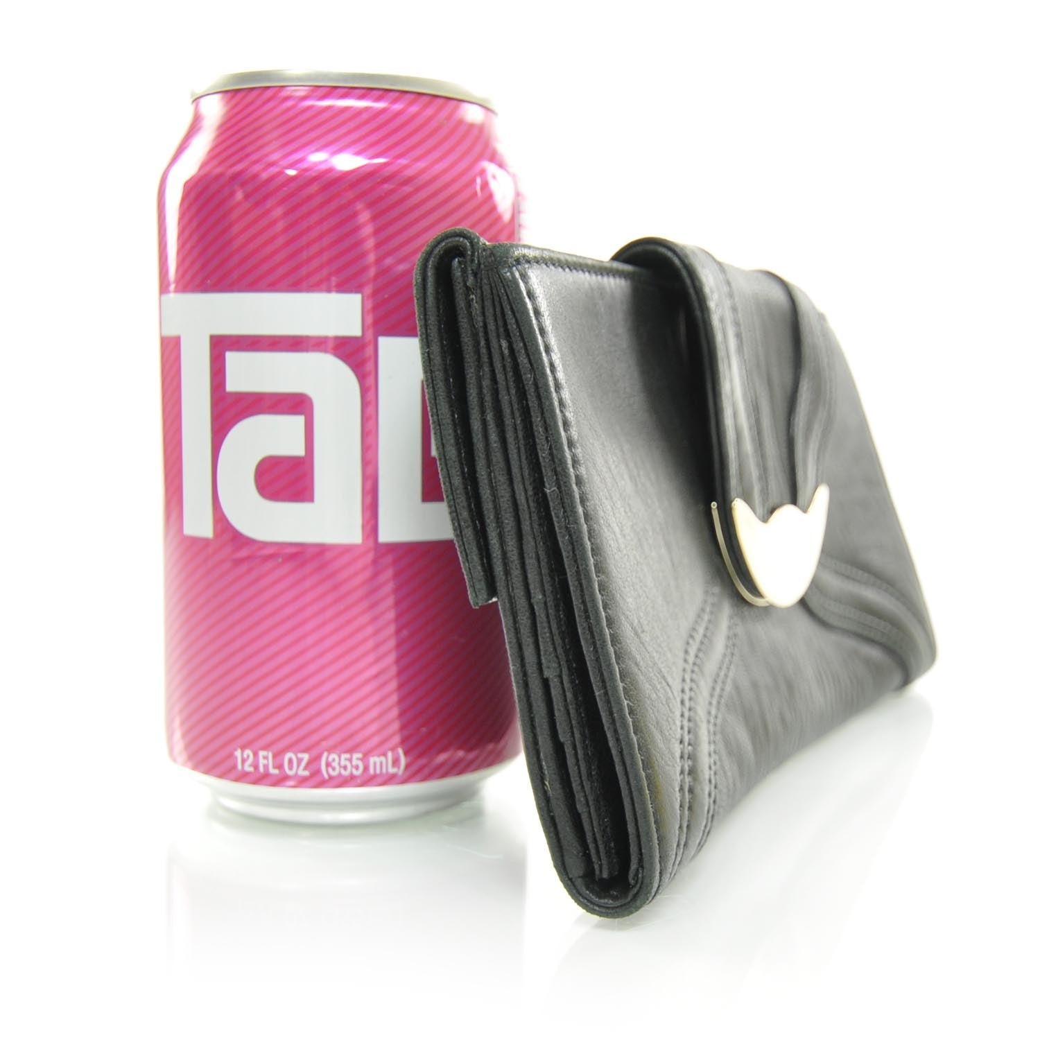 Fendi Nappa Nuvolata Spy Continental Wallet Black 3 of 9