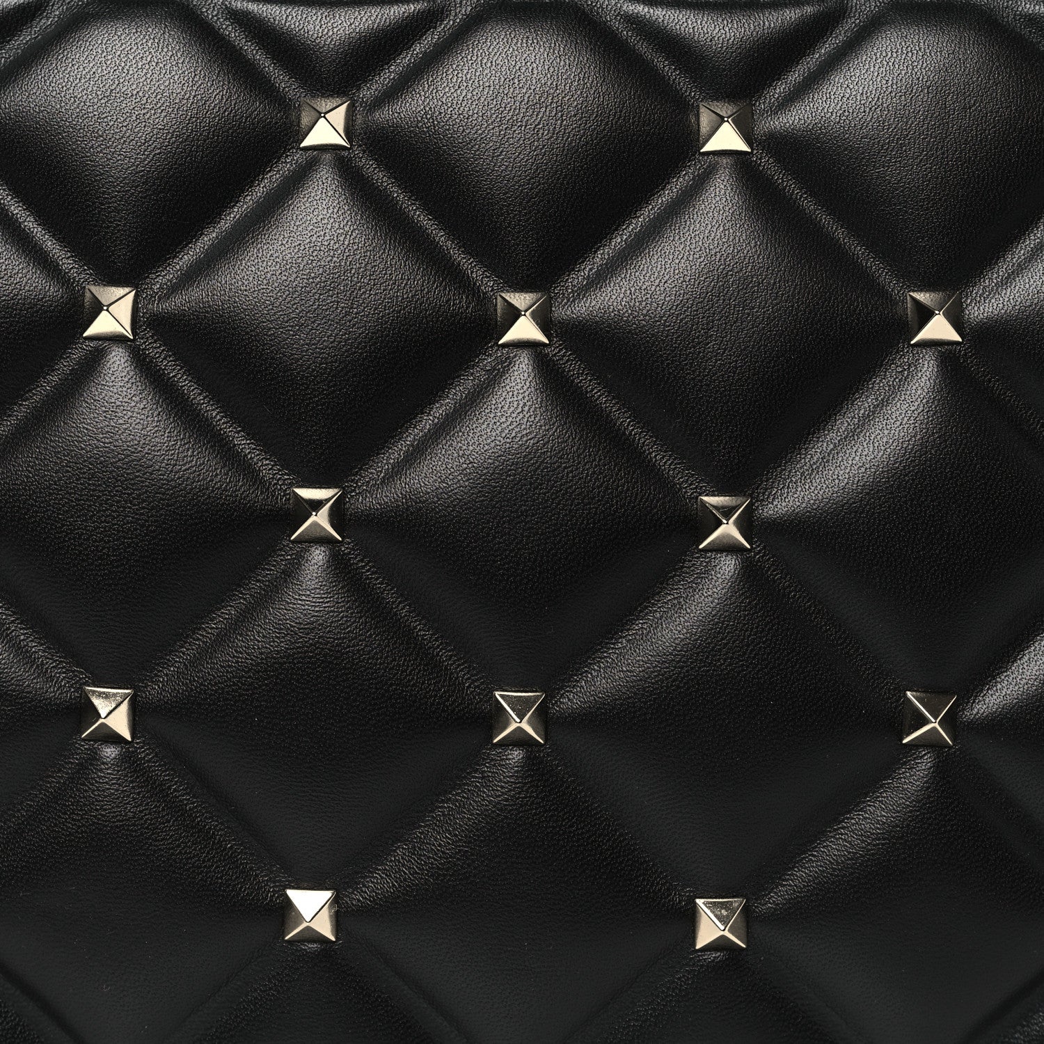 Valentino Garavani Nappa Candystud Zip Pouch Black 7 of 7