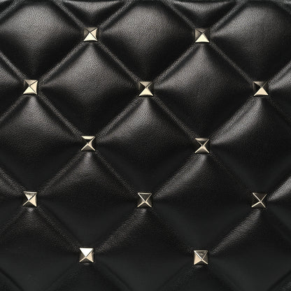 Valentino Garavani Nappa Candystud Zip Pouch Black 7 of 7