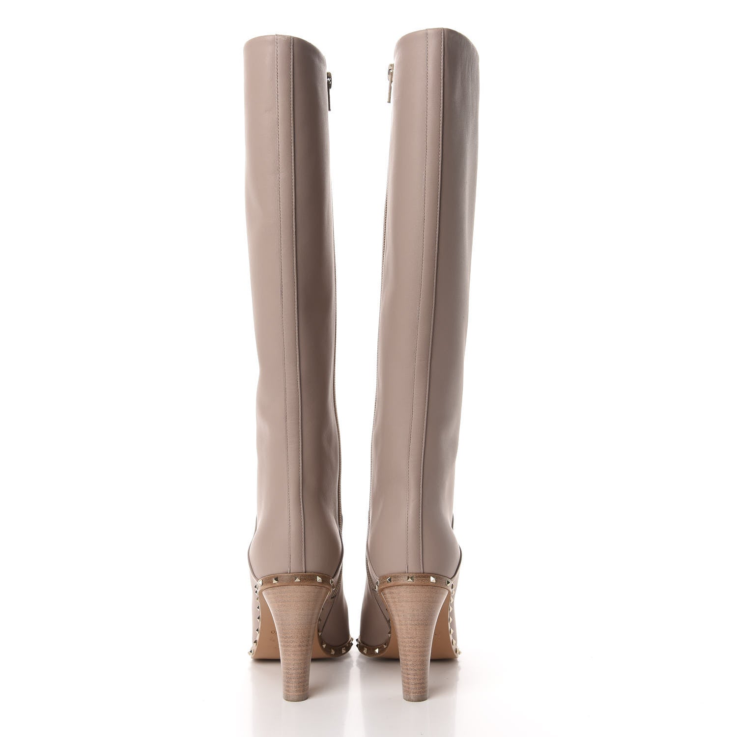Valentino Garavani Nappa Soul Rockstud Boots 36 Poudre 5 of 13