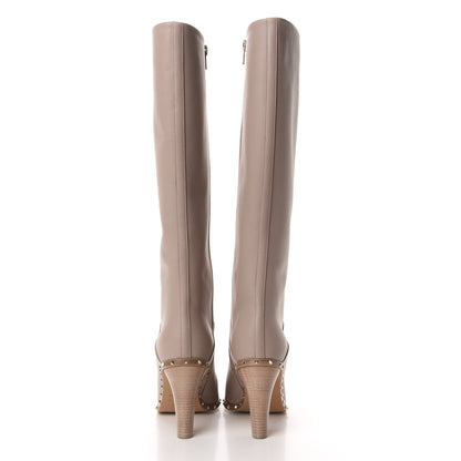 Valentino Garavani Nappa Soul Rockstud Boots 36 Poudre 5 of 13