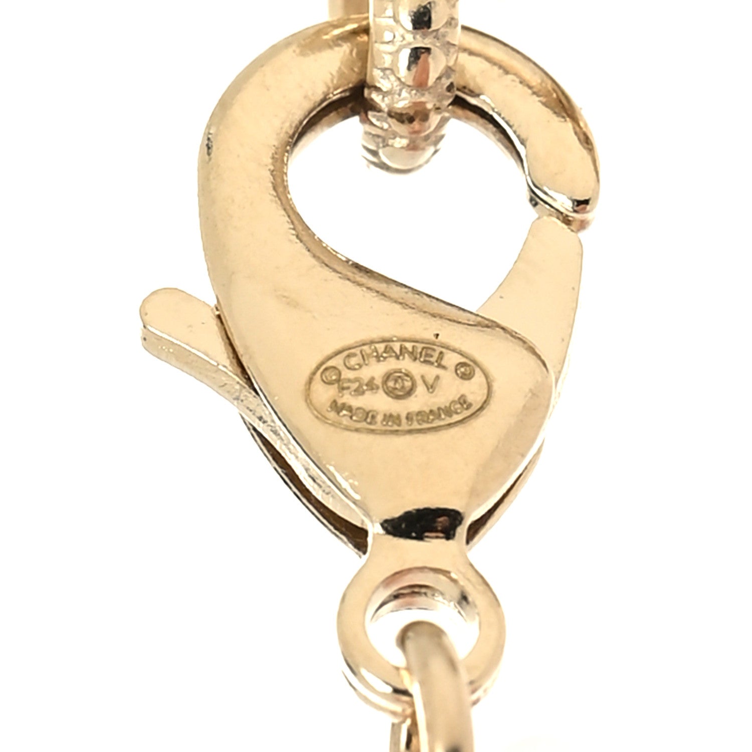 Chanel Pearl CC 100th Anniversary Necklace Light Gold 5 of 6