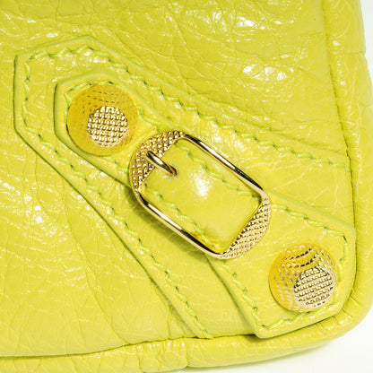 Balenciaga Agneau Arena Giant 12 Gold Hardware Flat Jaune Poussin 7 of 11