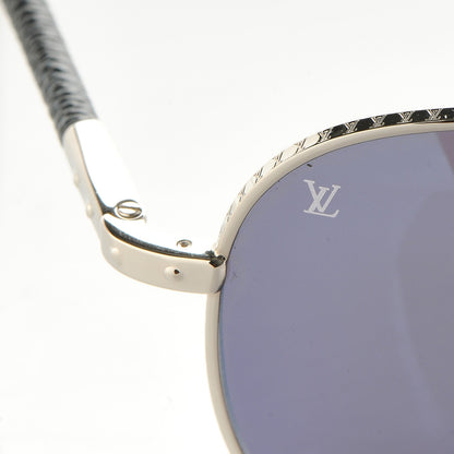 Louis Vuitton Damier Graphite Conspiration Pilote Sunglasses Z0659U 6 of 7