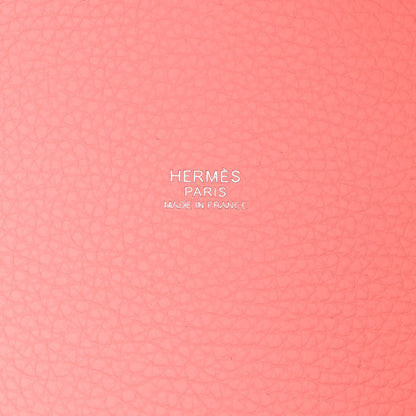 Hermes Taurillon Clemence Picotin Lock 18 PM Rose Sakura 6 of 12