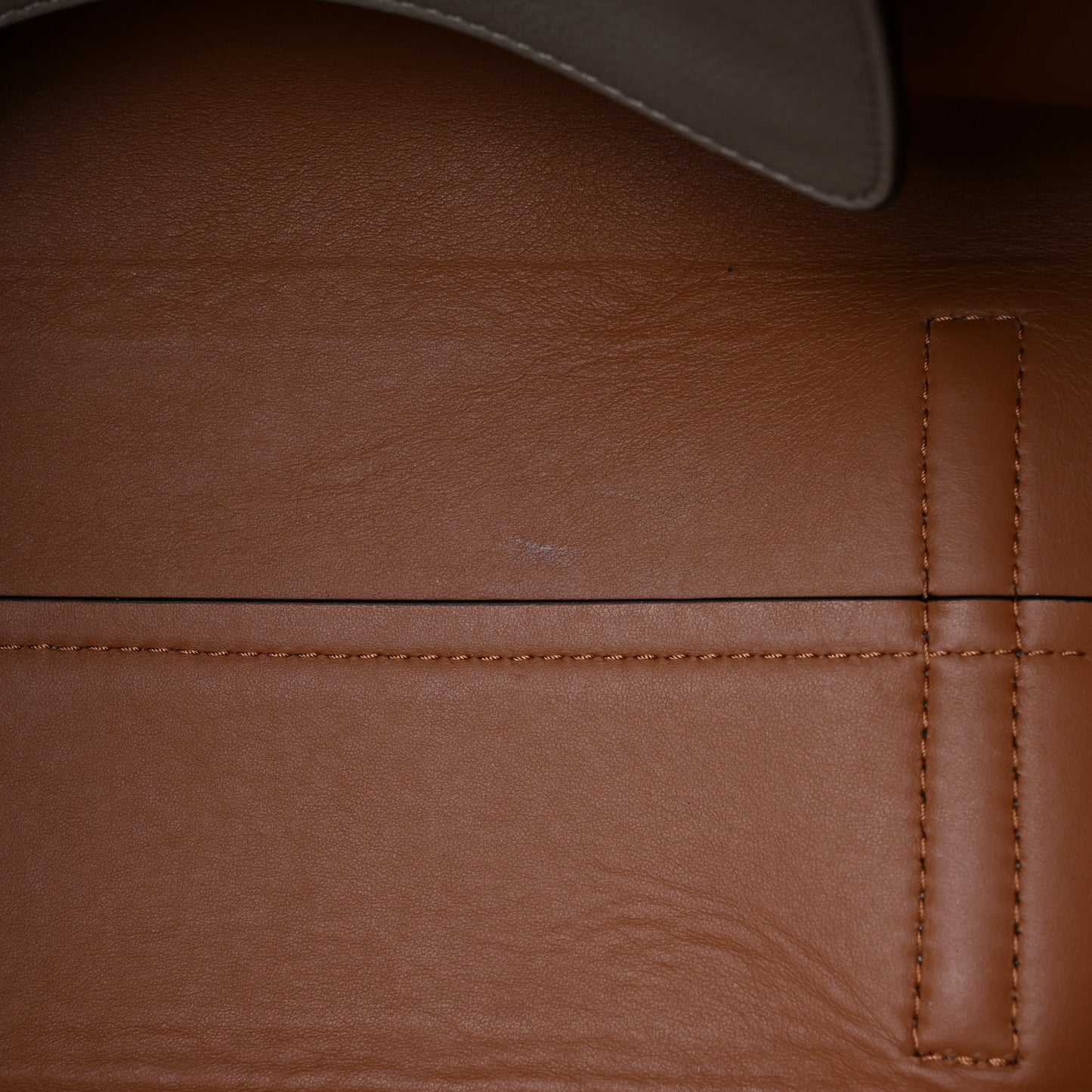 Soft Grain Calfskin Medium Belt Bag Mineral Grey