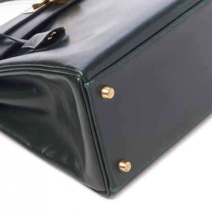 Hermes Box Kelly Sellier 32 Vert Fonce 7 of 32