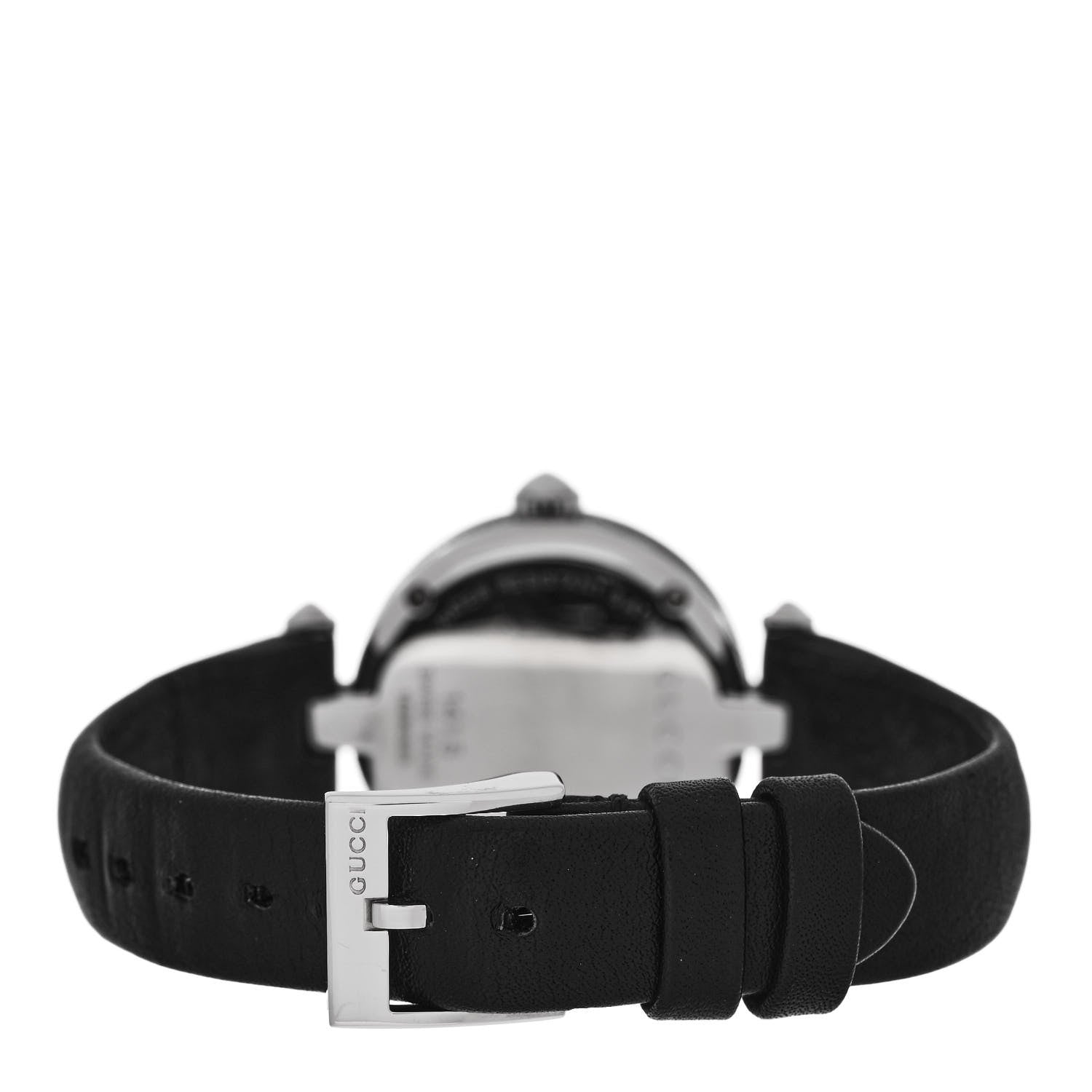 Gucci Stainless Steel Calfskin 27mm Diamantissima Quartz Watch Black 3 of 5