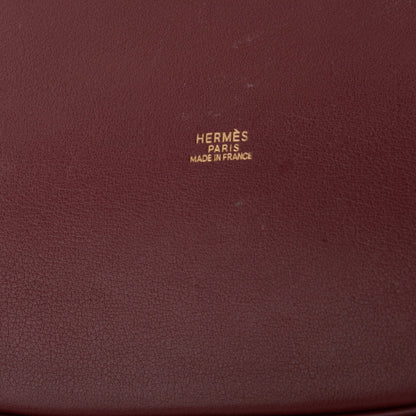 Hermes Swift Market Drawstring Bag 28 Rouge H 5 of 6