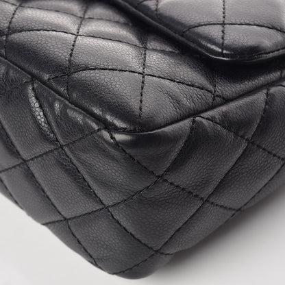 Chanel Caviar Quilted Jumbo Single Flap Black 6 of 16