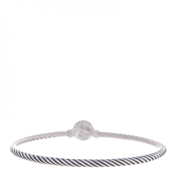 David Yurman Sterling Silver Amethyst 3mm Chatelaine Bracelet 3 of 5