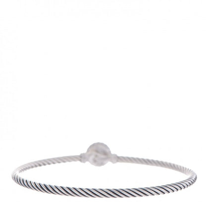 David Yurman Sterling Silver Amethyst 3mm Chatelaine Bracelet 3 of 5