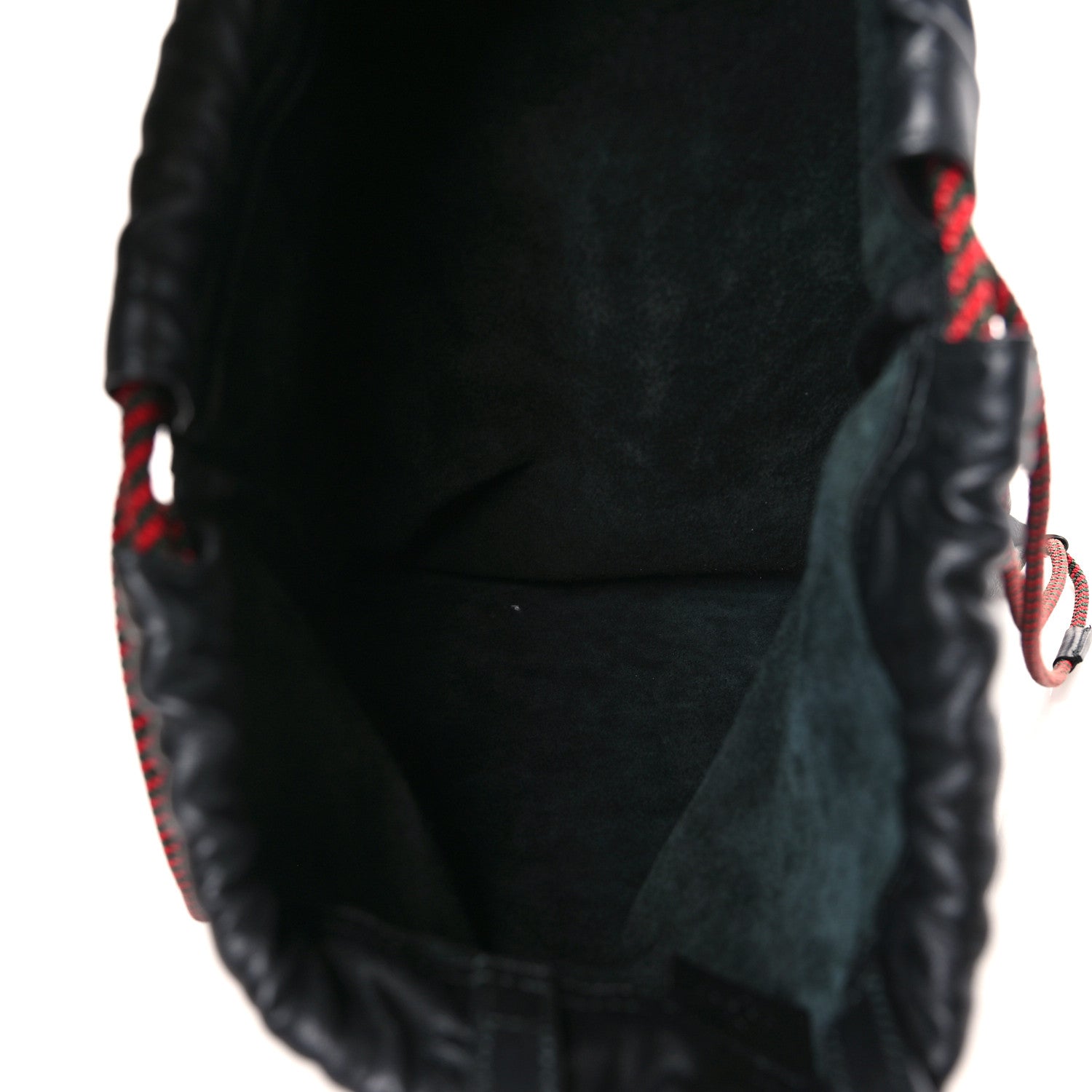 Gucci Calfskin Logo Drawstring Backpack Black 5 of 9