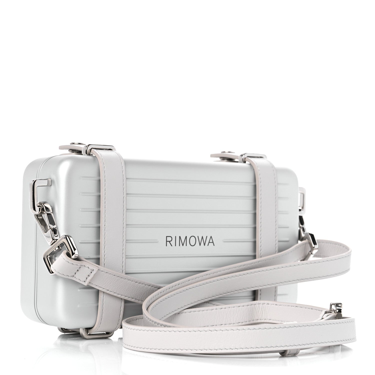 Christian Dior X RIMOWA Aluminum Personal Clutch On Strap Silver 3 of 10
