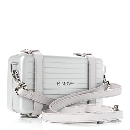 Christian Dior X RIMOWA Aluminum Personal Clutch On Strap Silver 3 of 10