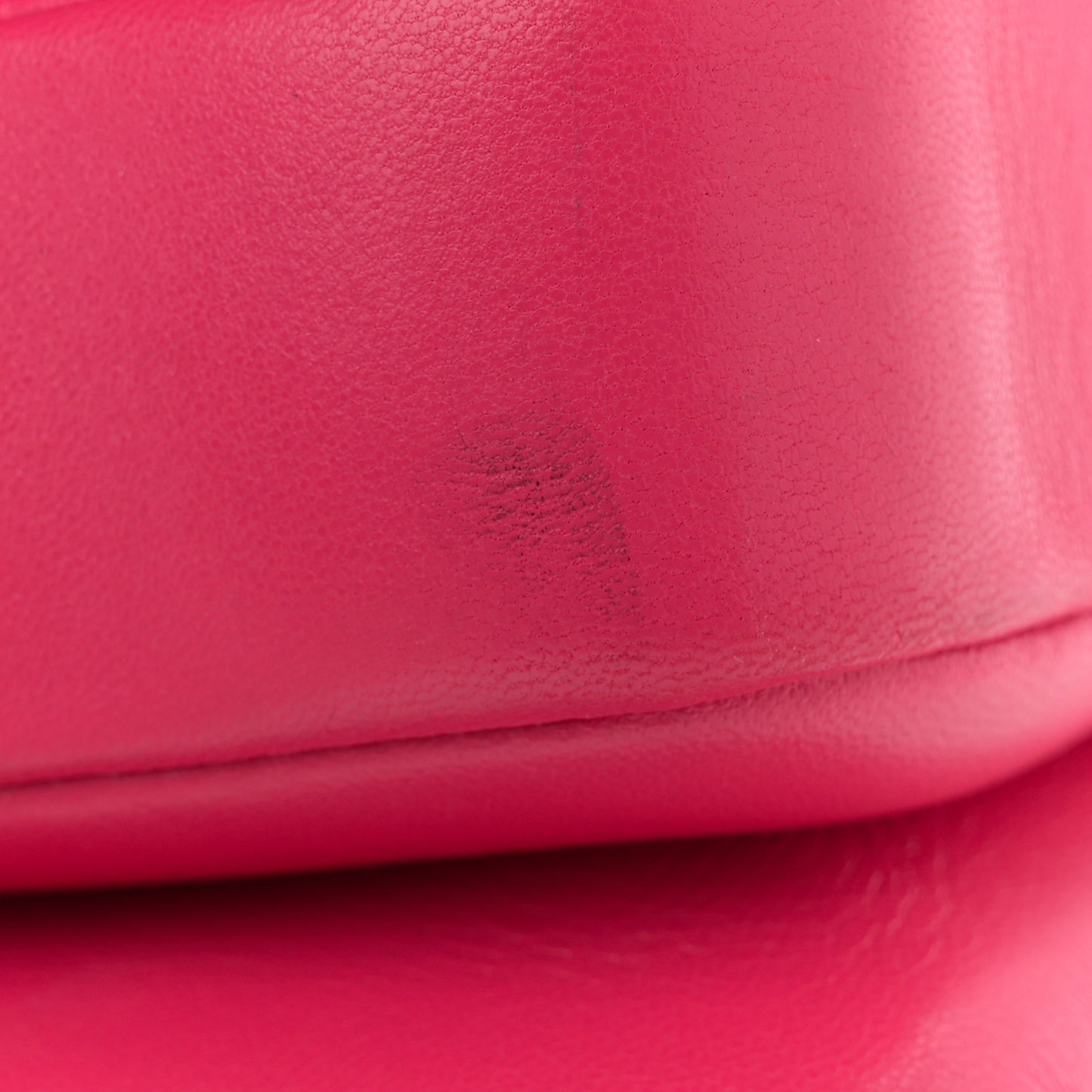 Lambskin Quilted Medium Trendy CC Flap Dual Handle Bag Dark Pink
