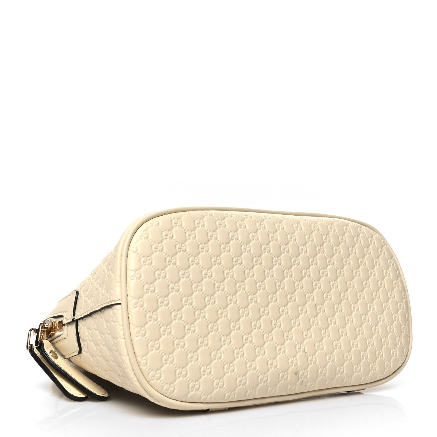 Soft Microguccissima Mini Dome Bag Ivoire