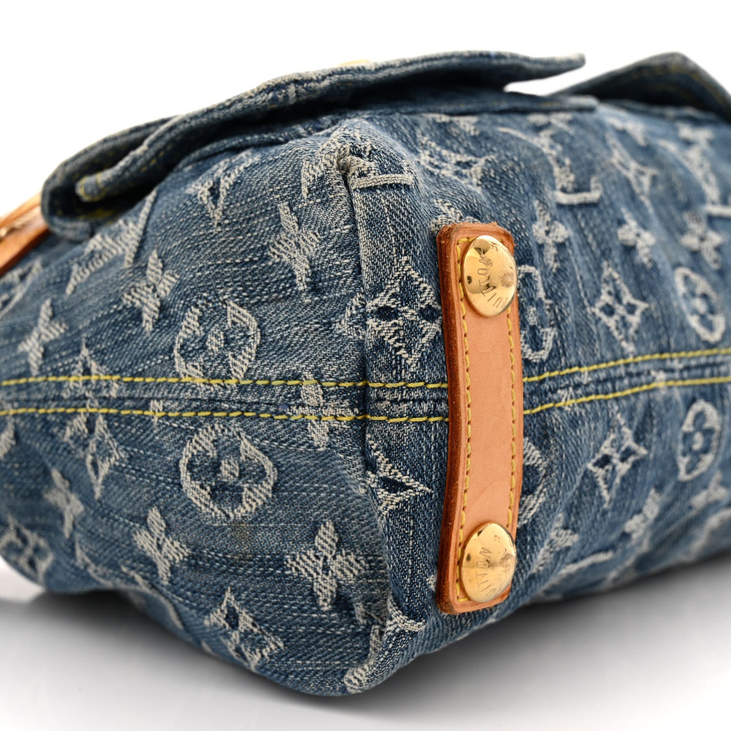 Monogram Denim Baggy PM Blue