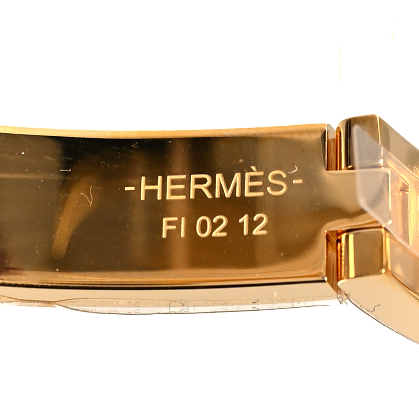 Enamel Mini Clic Chaine d'Ancre Bracelet PM Marron Glace