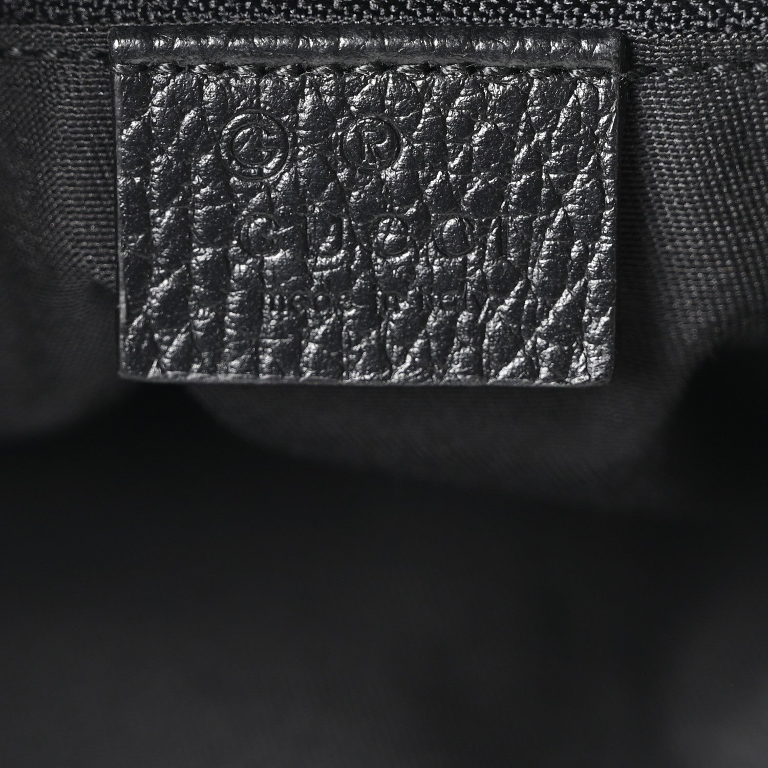 Gucci Nylon Monogram Small Flat Messenger Bag Black 6 of 10
