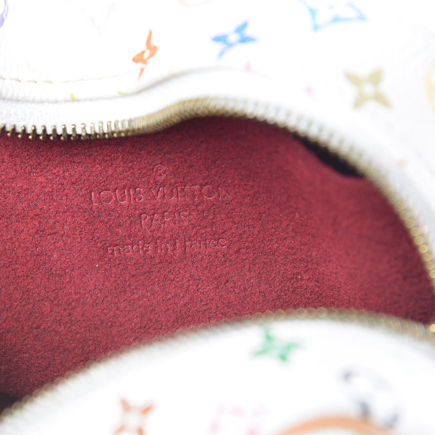 Monogram Multicolor Trousse Wapity White