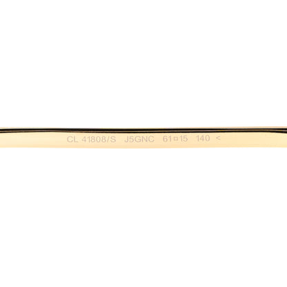 Celine Metal Sunglasses CL 41808/S Gold 5 of 7