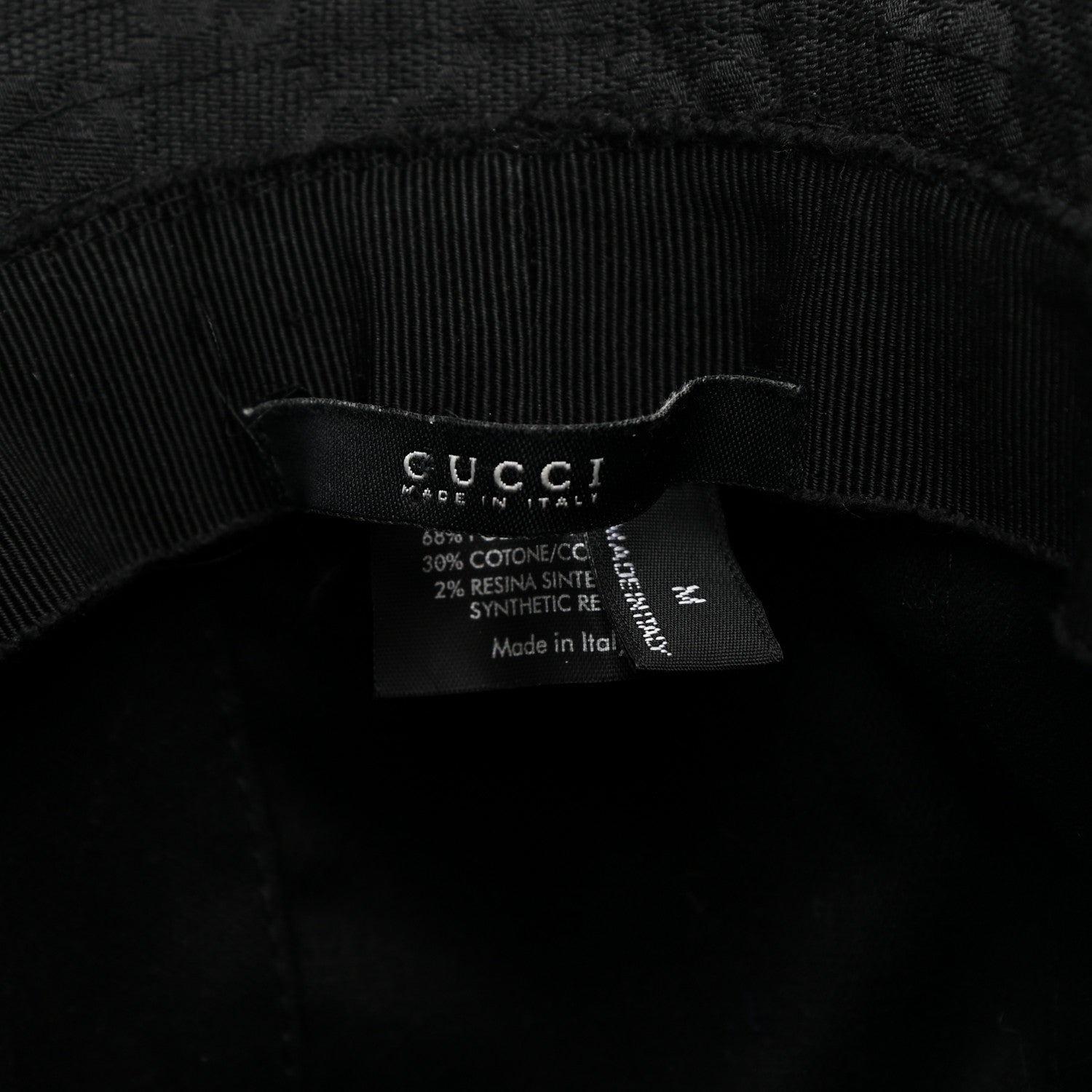 Gucci Monogram Bucket Hat M Black 9 of 9