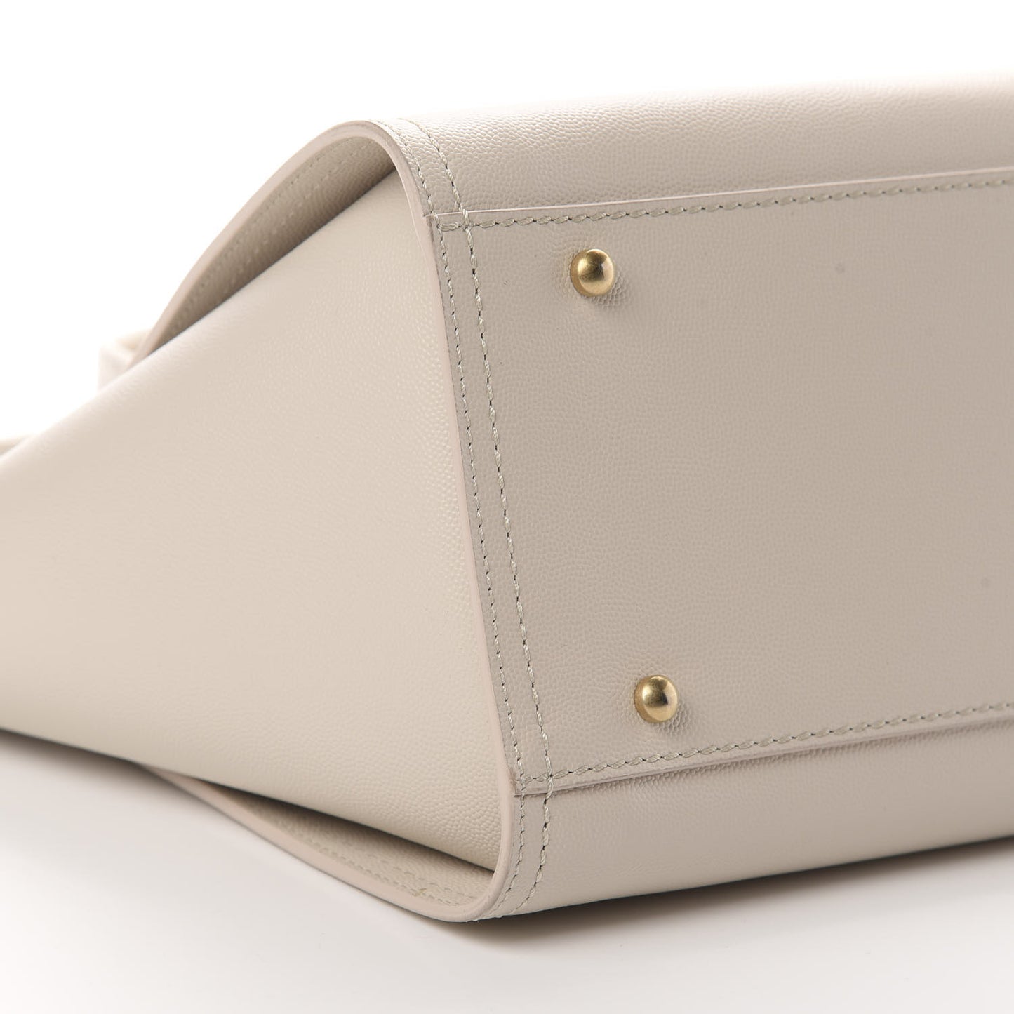 Caviar Small Studded Deauville Tote Ivory