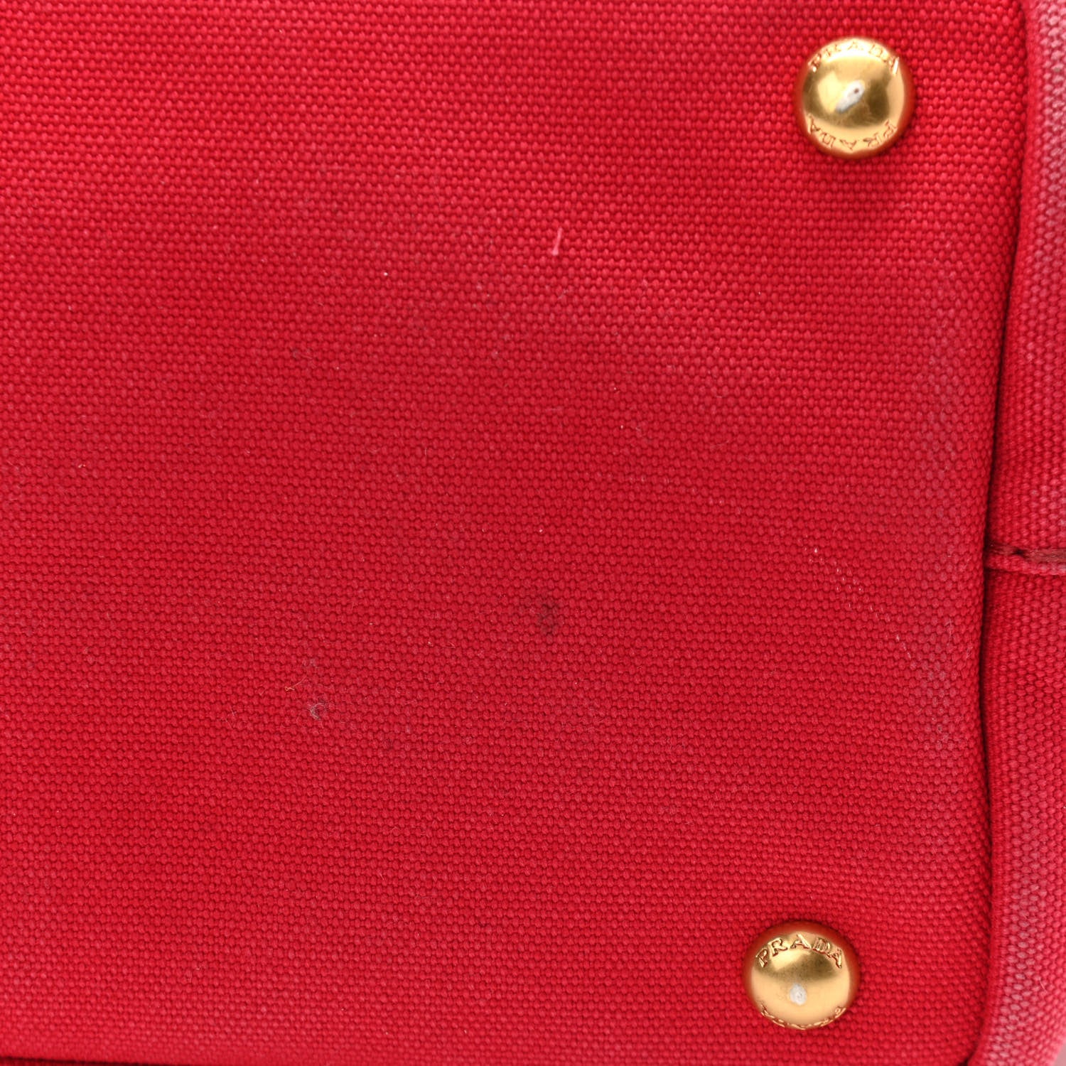 Prada Canapa Small Logo Tote Rosso 10 of 10
