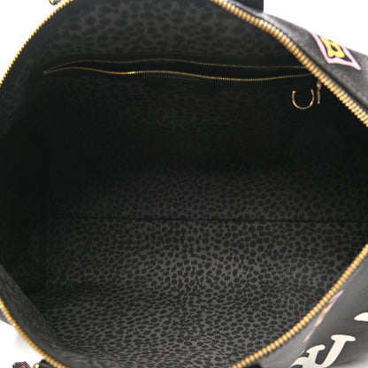 Louis Vuitton Monogram Giant Wild At Heart Keepall Bandouliere 45 Black 4 of 9