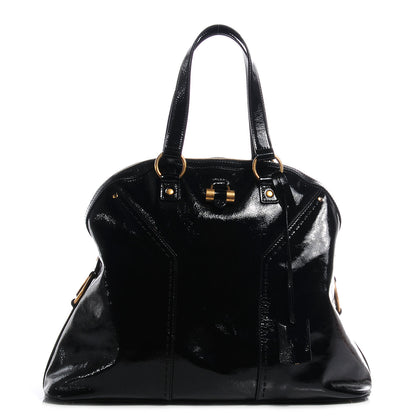 Saint Laurent Patent Oversized Muse Black 1 of 11