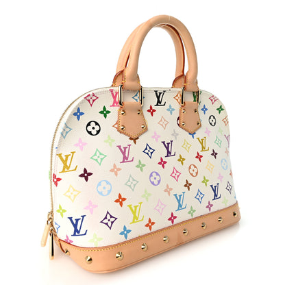 Louis Vuitton Monogram Multicolor Alma White 3 of 11