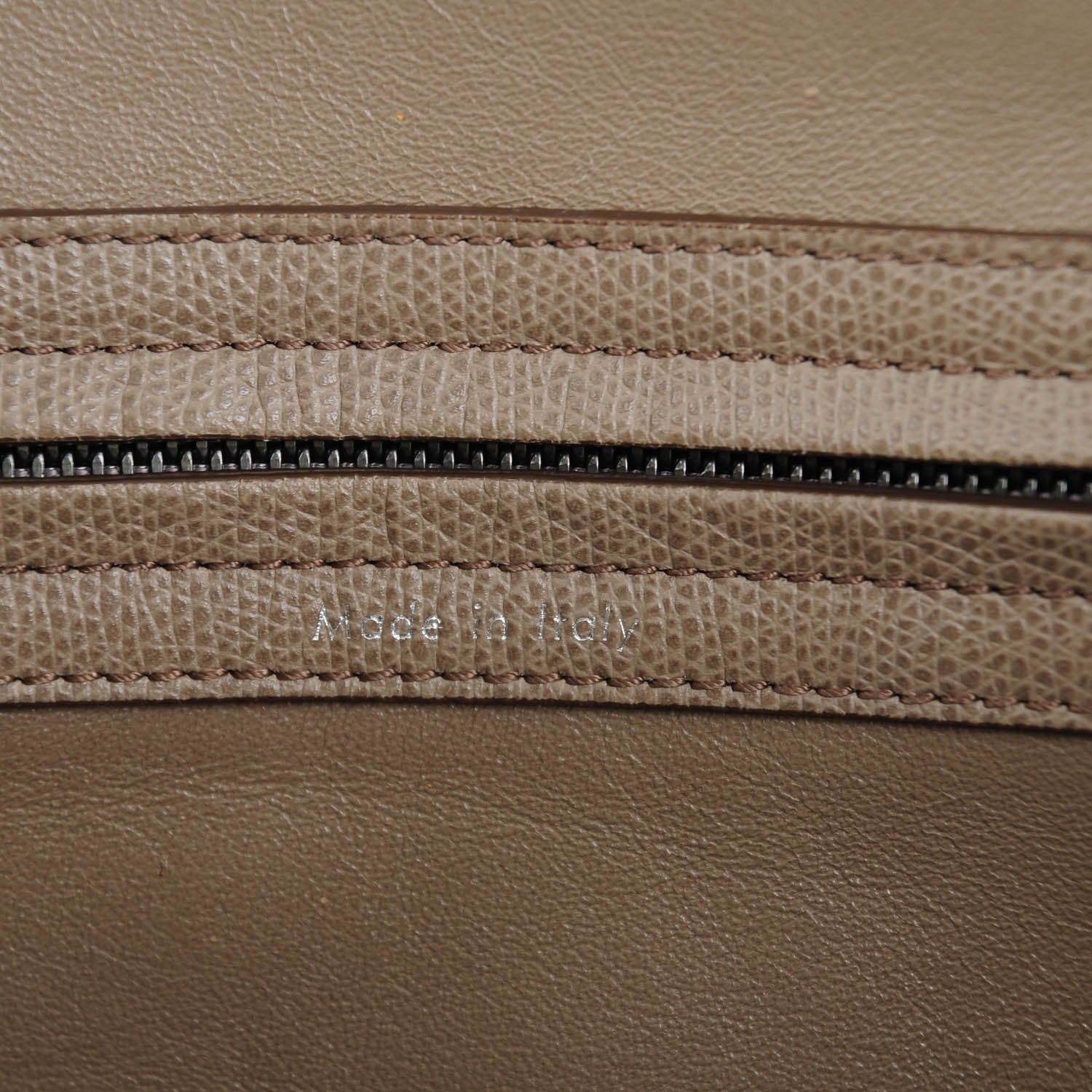 Celine Grained Calfskin Medium Phantom Luggage Taupe 7 of 8