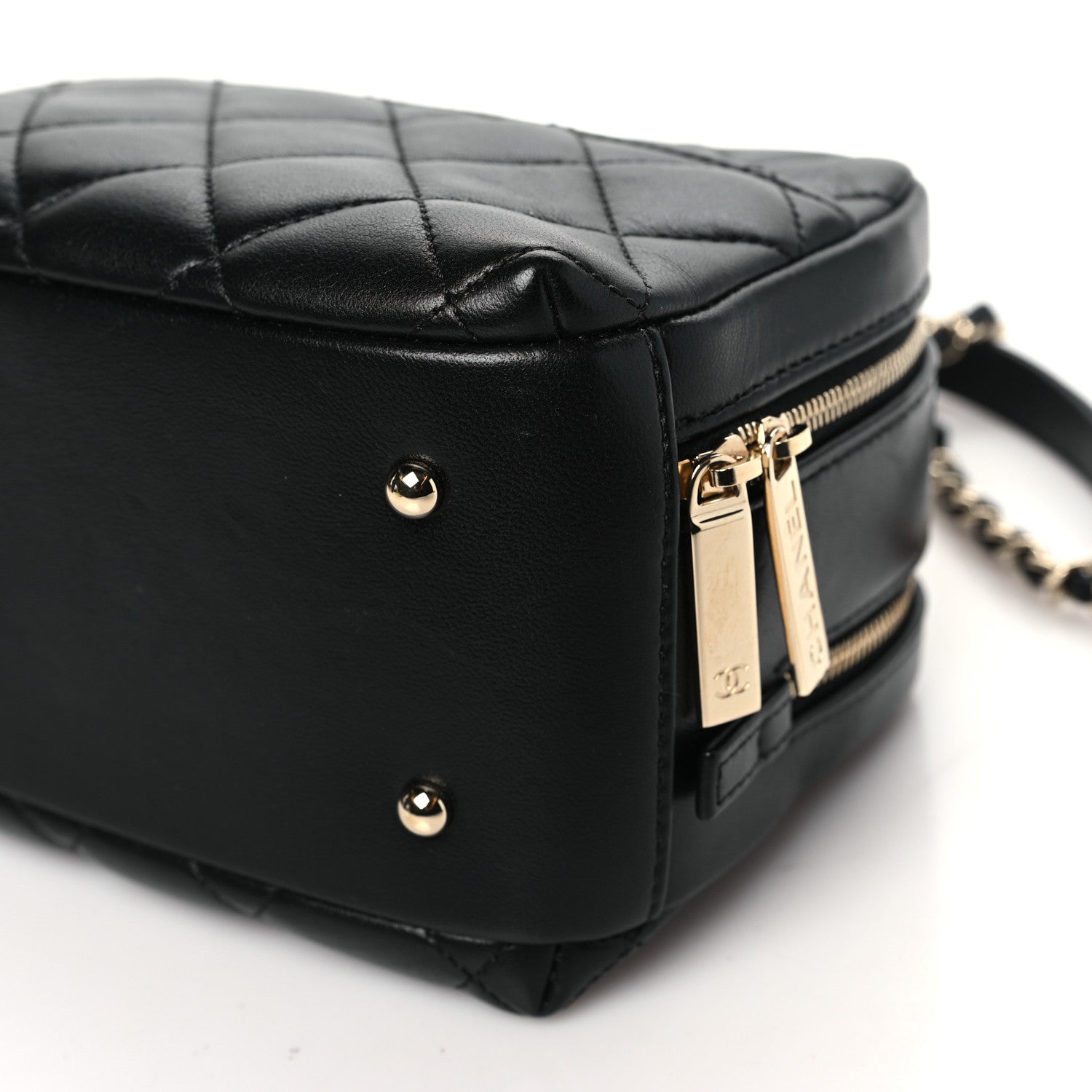 Chanel Lambskin Quilted Small Trendy CC Bowling Bag Black 11 of 11