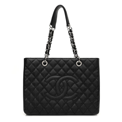 Chanel Caviar Quilted Grand Shopping Tote GST Black 1 of 11