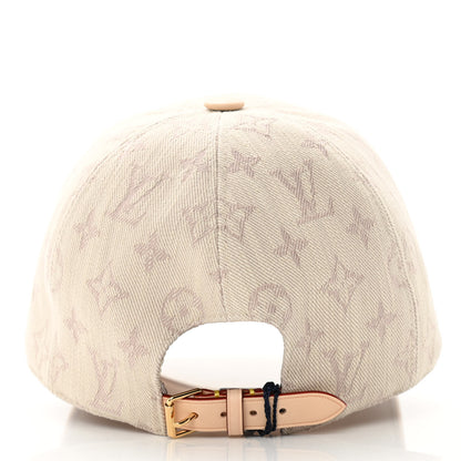Louis Vuitton Cotton Monogram Jacquard Be My Cap M Beige 4 of 10