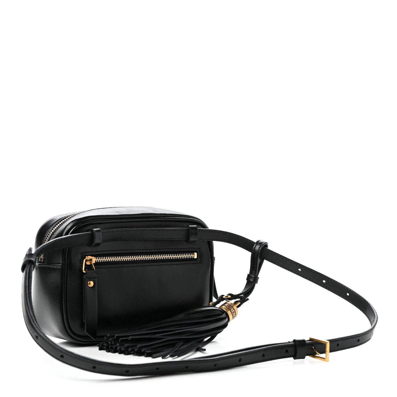 Saint Laurent Calfskin Matelasse Monogram Lou Belt Bag Black 3 of 9
