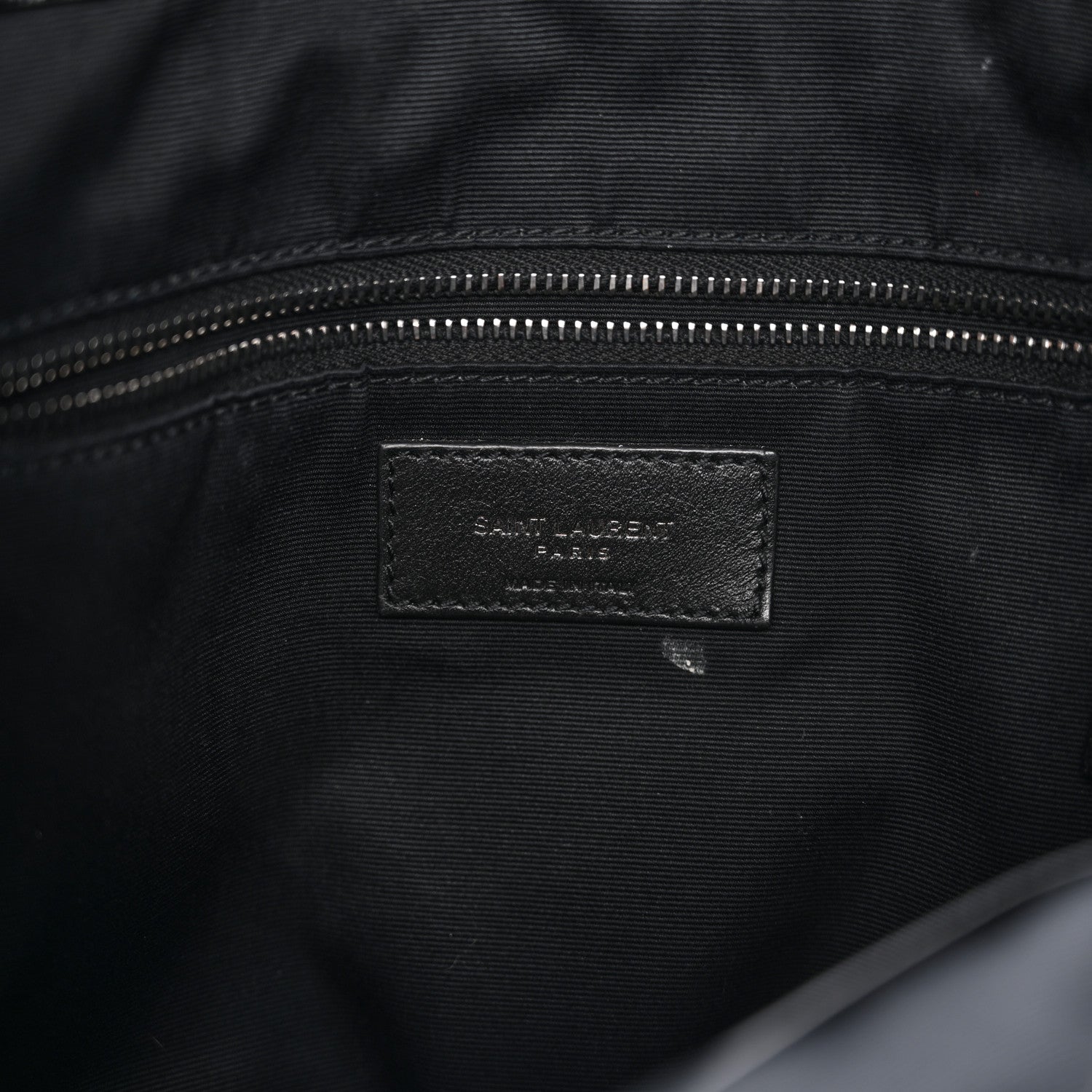 Saint Laurent Crinkled Calfskin Matelasse Monogram Medium Niki Shopper Tote Black 6 of 13