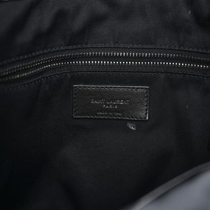 Saint Laurent Crinkled Calfskin Matelasse Monogram Medium Niki Shopper Tote Black 6 of 13