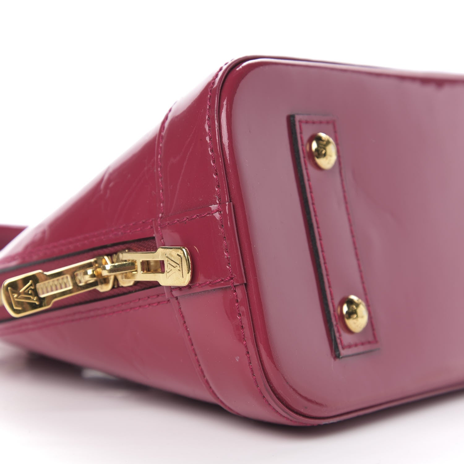 Louis Vuitton Vernis Alma BB Rose Indien 8 of 10