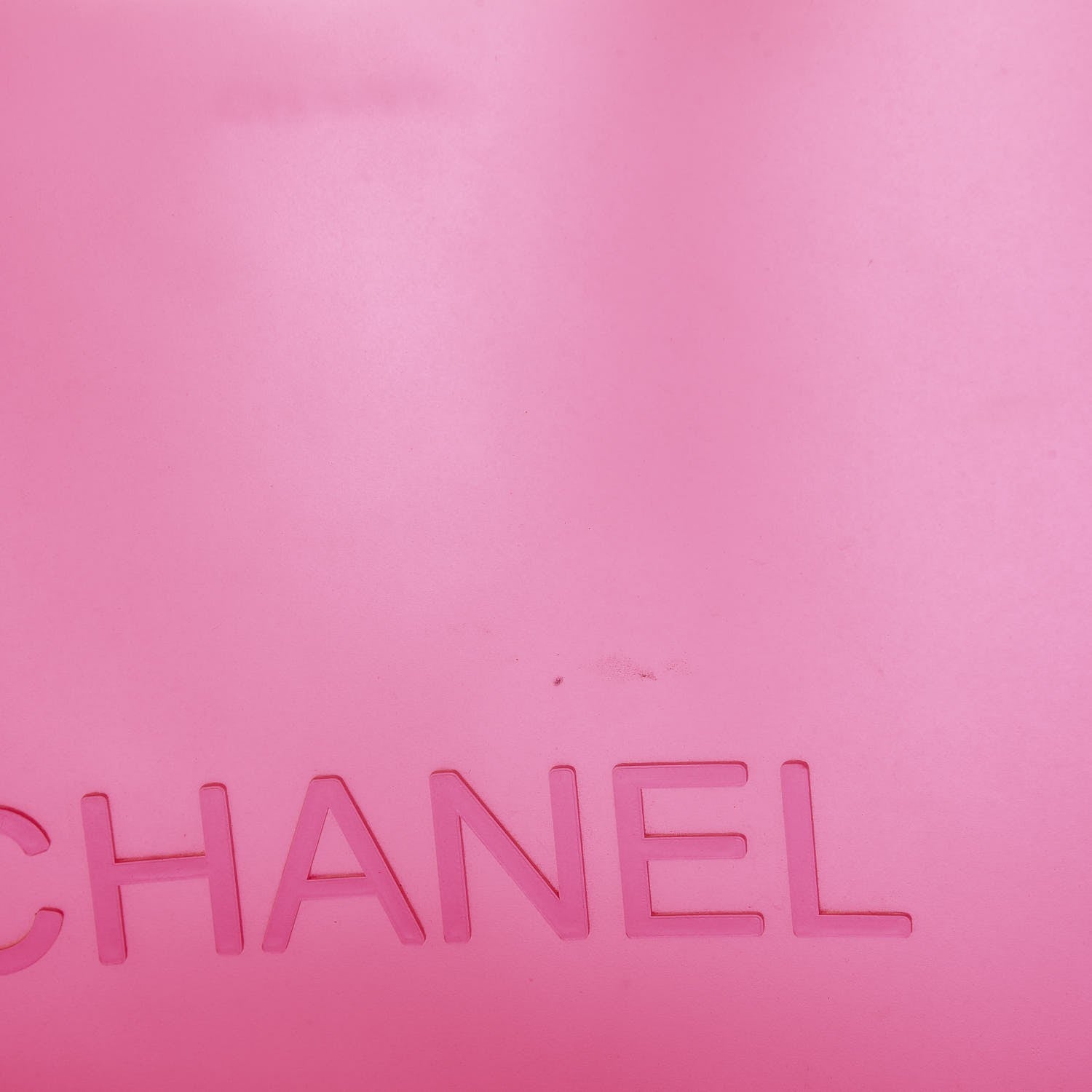 Chanel Jelly Rubber Tote Pink 8 of 8