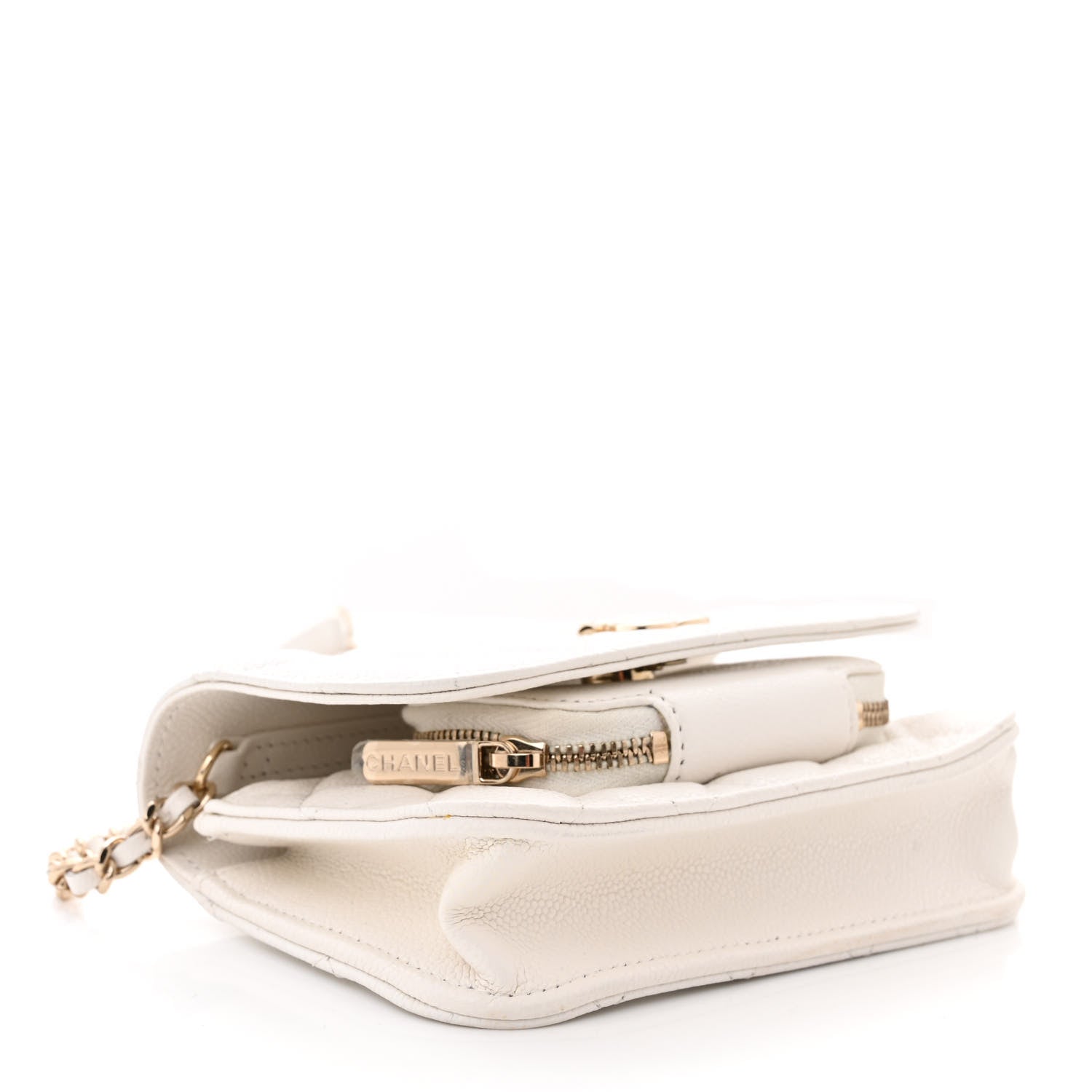 Chanel Caviar Quilted Mini Business Affinity Flap White 4 of 13