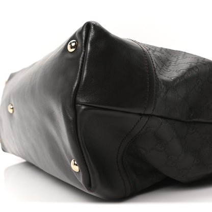 Gucci Guccissima Large Business Tote Dark Brown 10 of 10