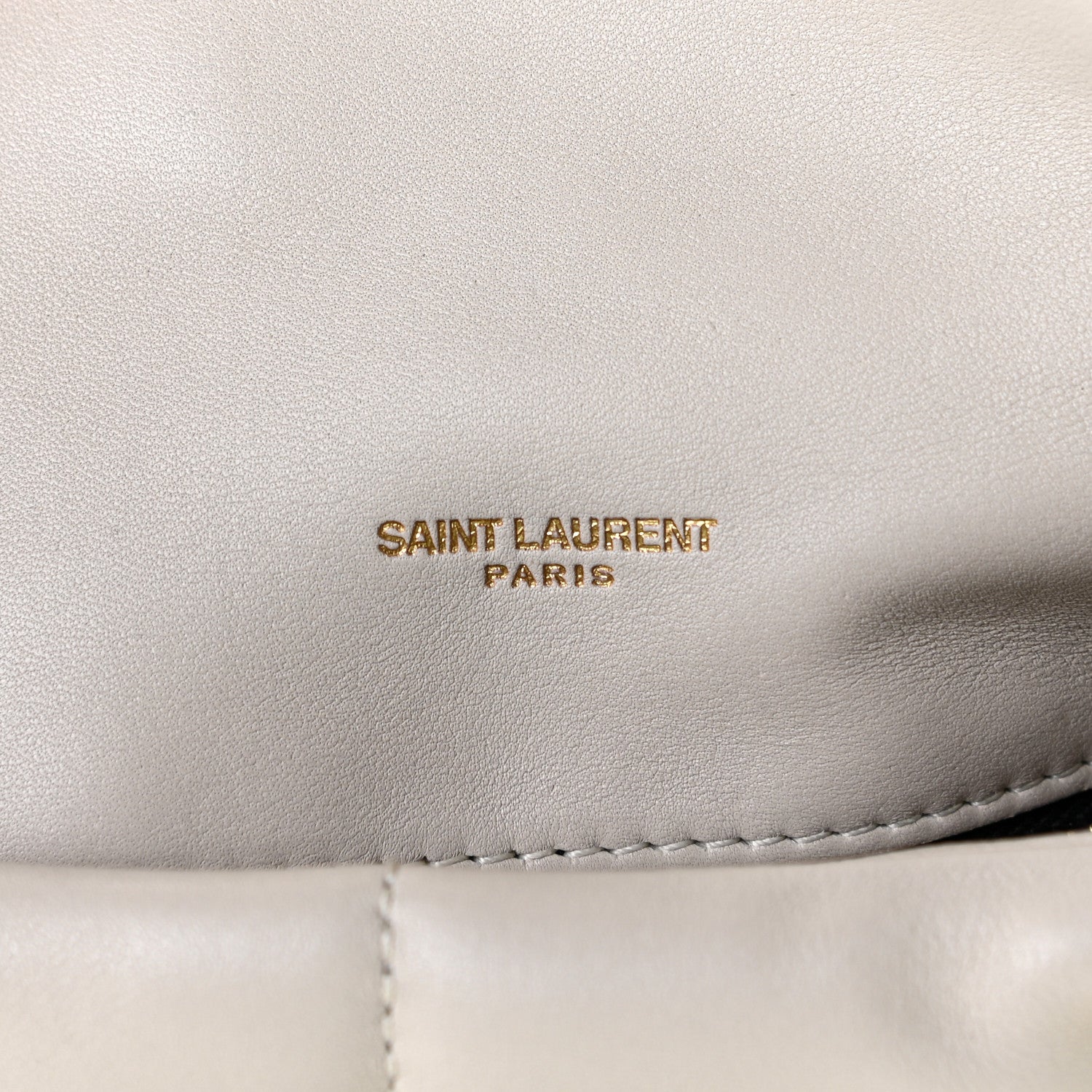 Saint Laurent Lambskin Quilted Small Loulou Puffer Monogram Chain Satchel Crema Soft 5 of 8